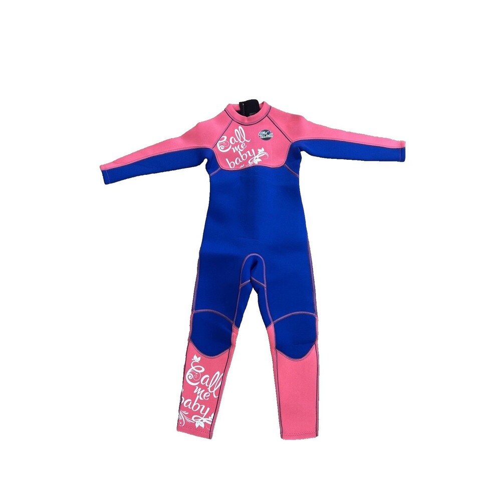 Kids Girl 3mm Neoprene Full body Diving Suits Children Surf Swim Scuba Wetsuit L